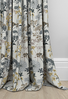 Hedgerow, Charcoal - Made to Measure Curtains